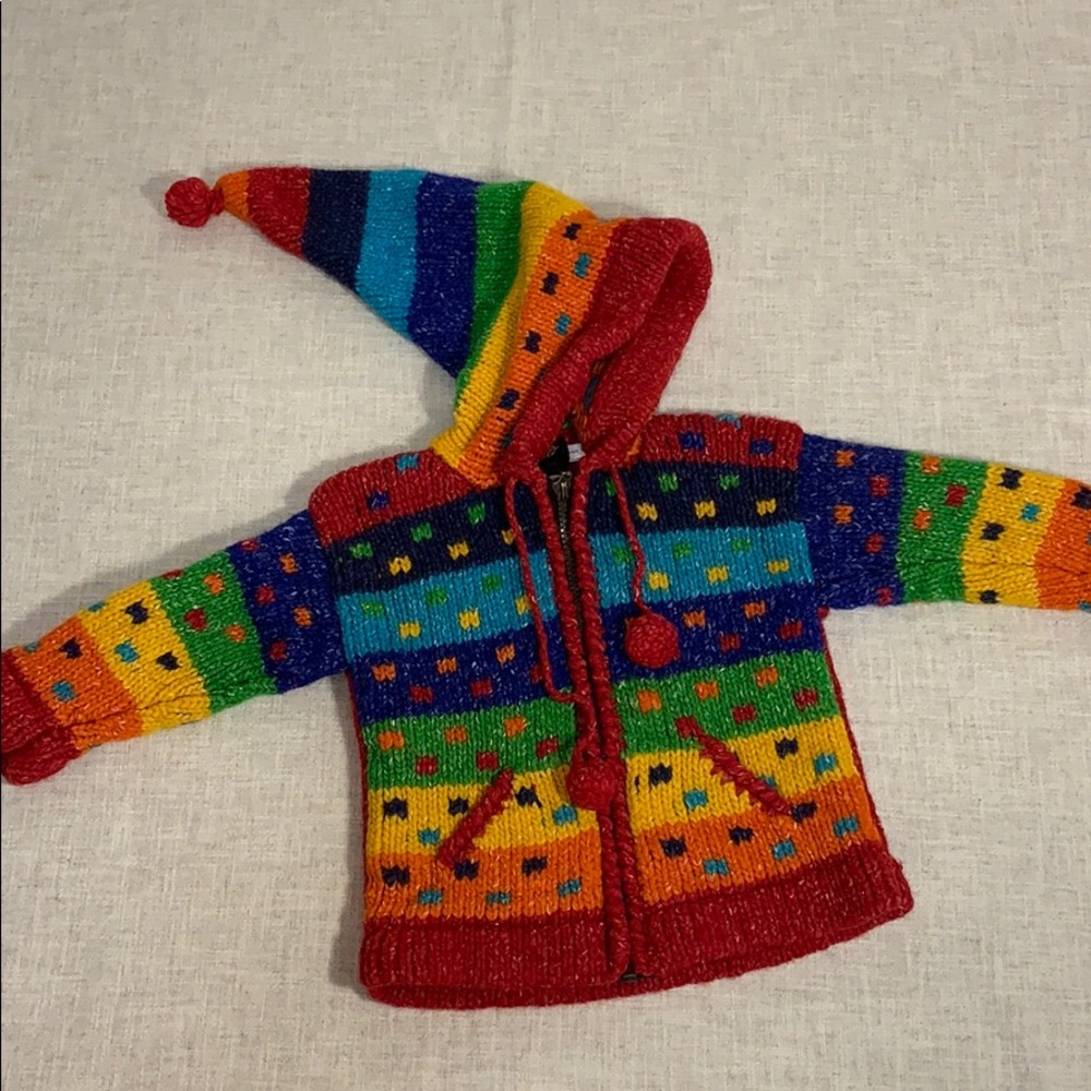 Invisible World - 12M zip up sweater coat
